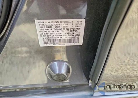 2017 Honda Fit Lx z USA, uszkodzony, nr VIN JHMGK5H5XHS005498